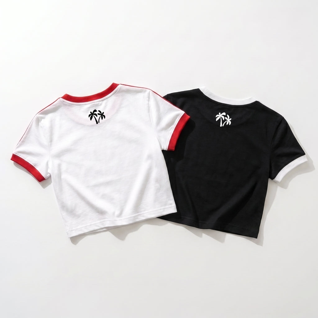 Crop-top Combo - Preto e Branco